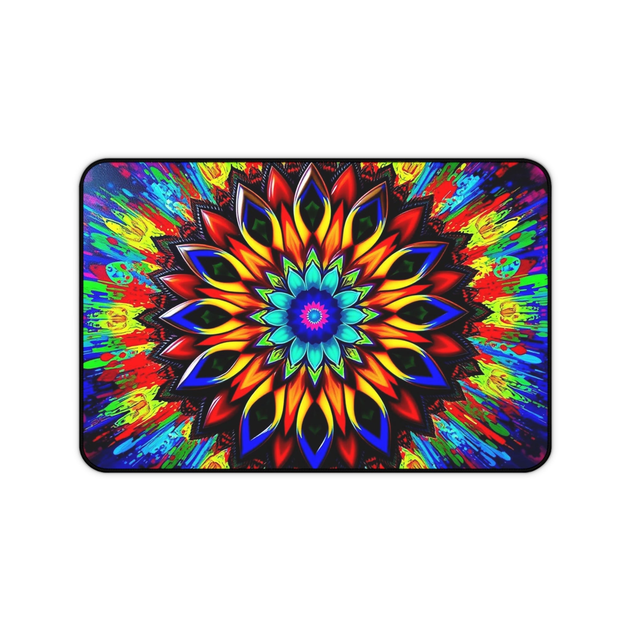 Cute Mandala Desk Mat, Premium Mouse Pad with Vibrant Colors