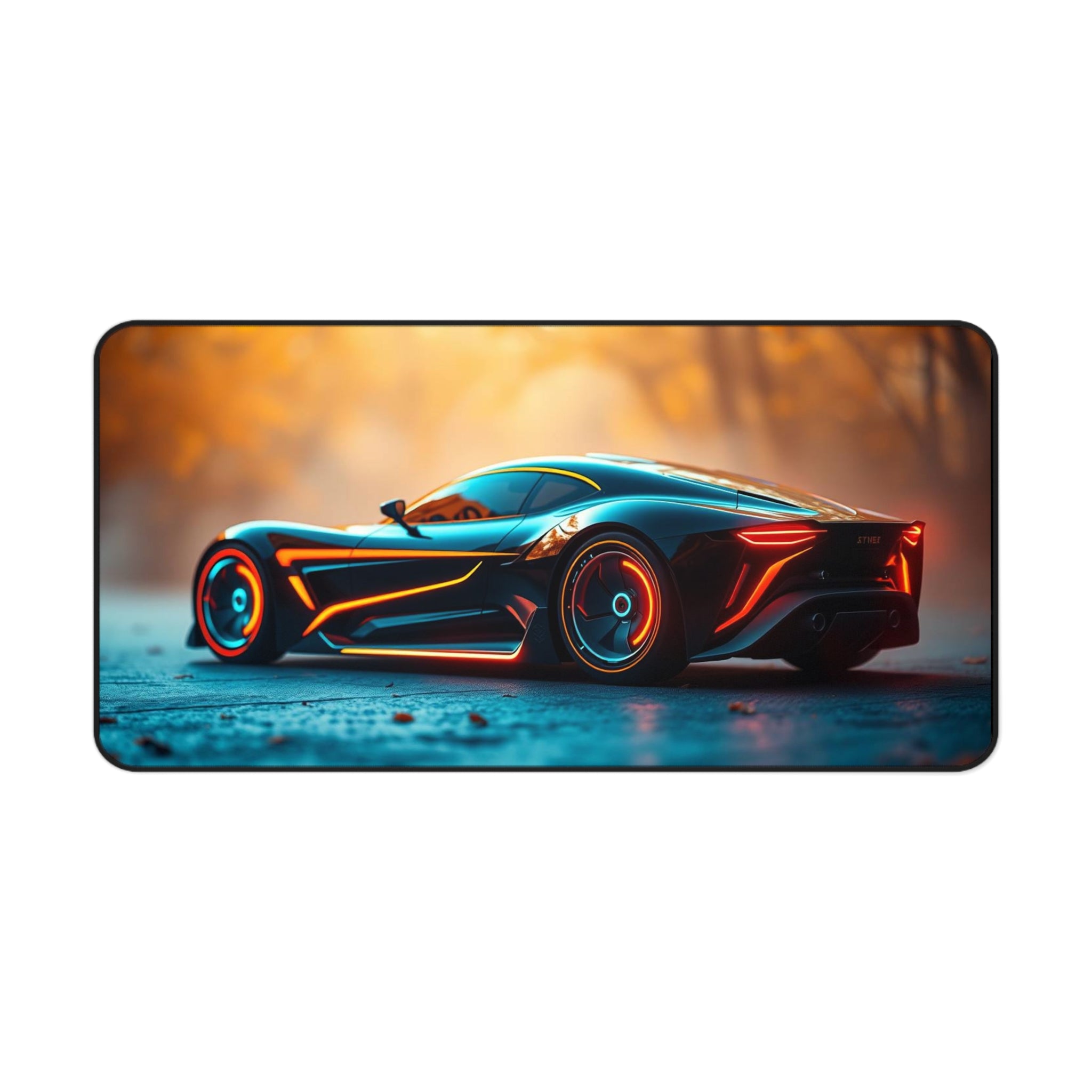 Sports Car Desk Mat & Mouse Pad