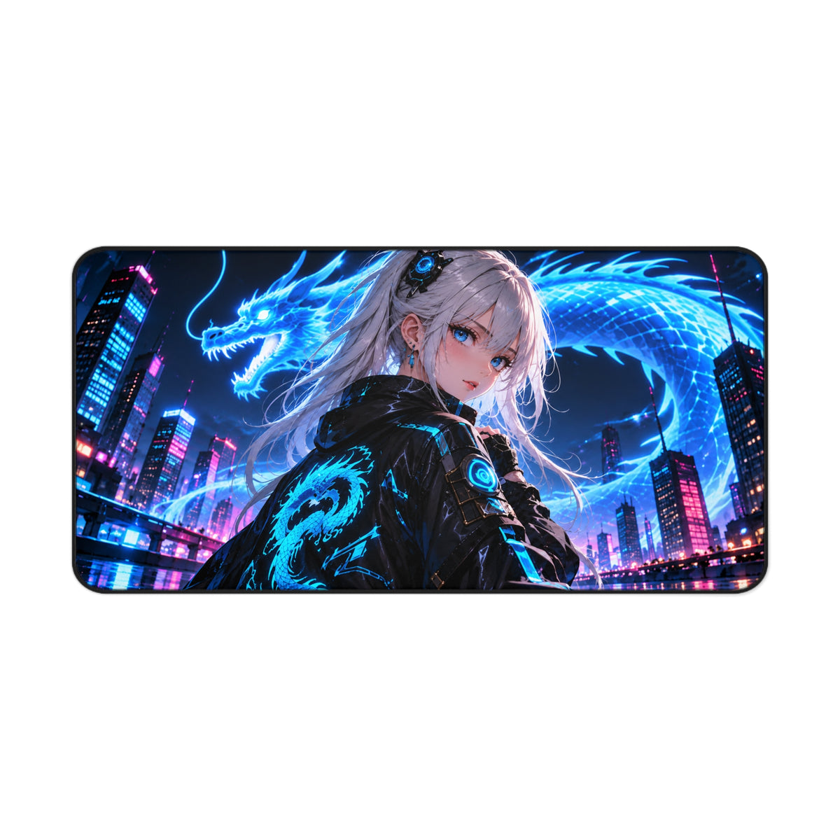 Non-Slip Anime Waifu Desk Pad & Mouse Pad
