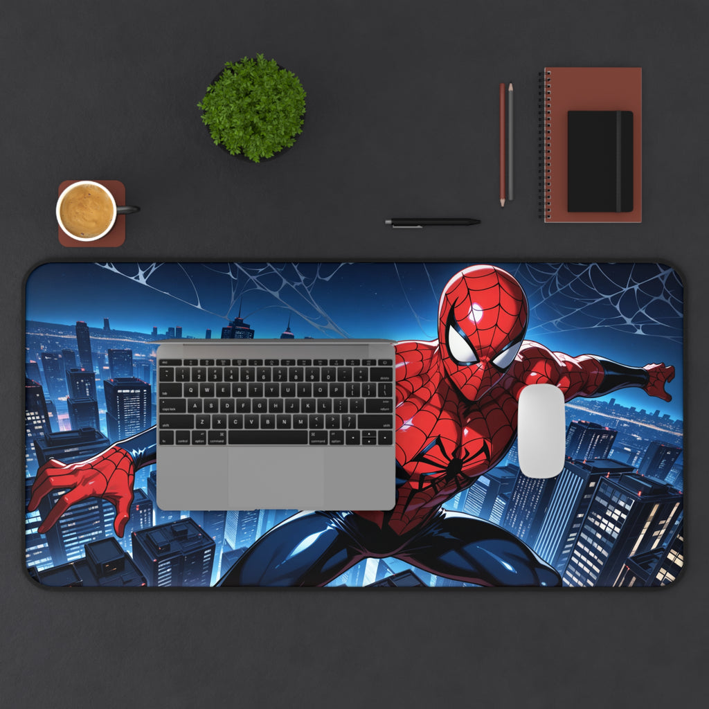 Spiderman Desk Mat, Spiderman Mouse Pad, Superhero Playmat with Vibrant Print