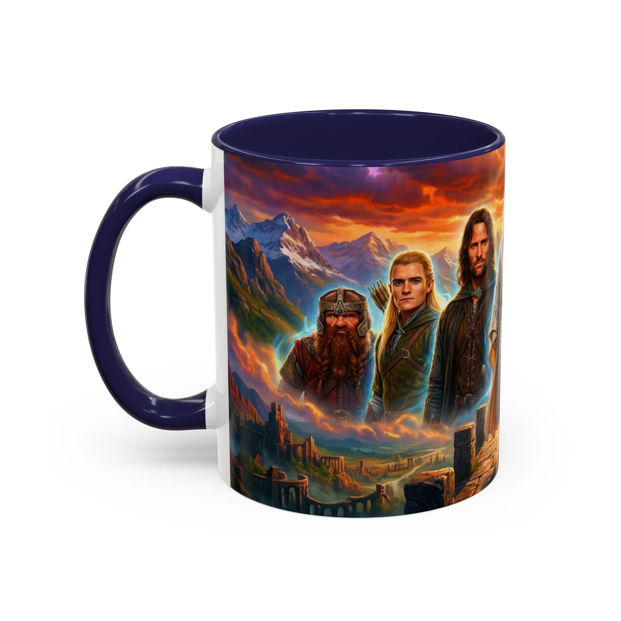The Lord of the Rings Mug, Vibrant LOTR Coffee Mug for Fans