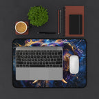 Vibrant Elephant Mouse Pad — Large Animal Print Desk Mat for Home Office