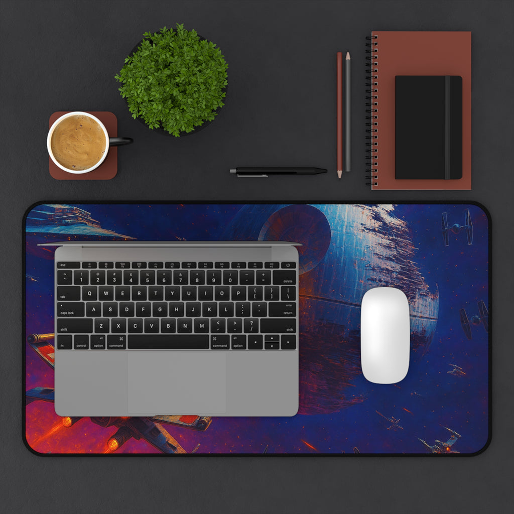 Death Star Desk Mat, Star Wars Gaming Mouse Pad & Keyboard Mat