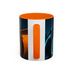 Tron Ceramic Mug. Tron Coffee Cup