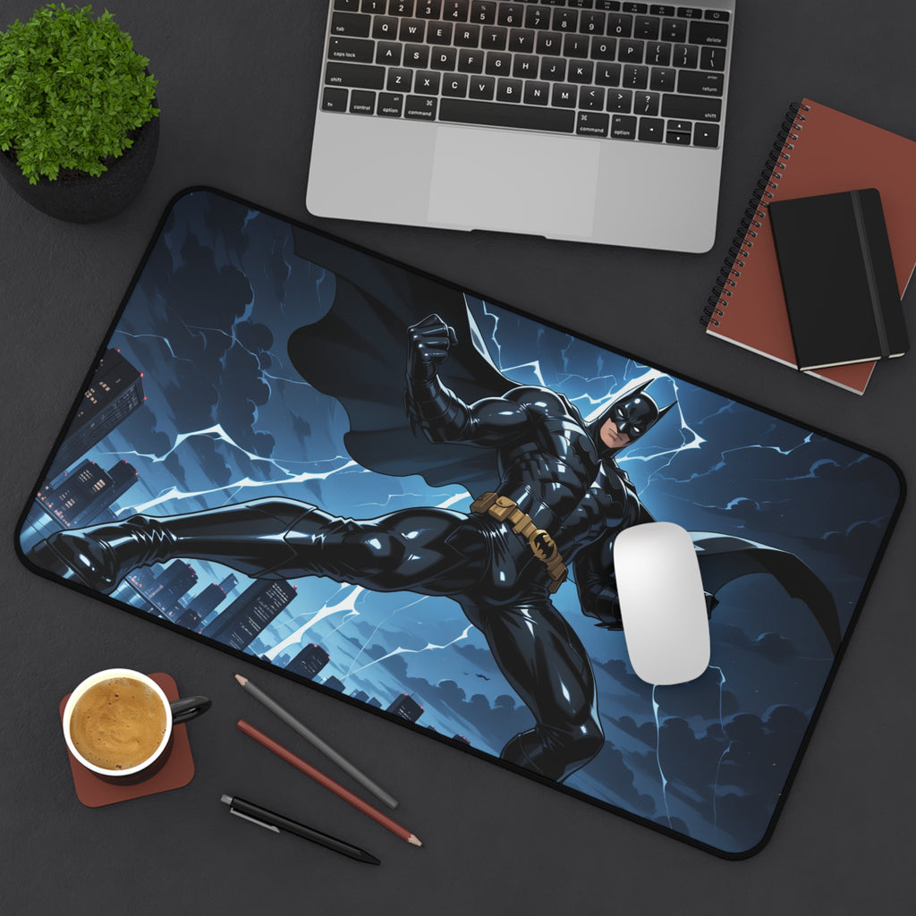 Batman Desk Mat, Gaming Mouse Pad, Superhero Playmat with Vibrant Print