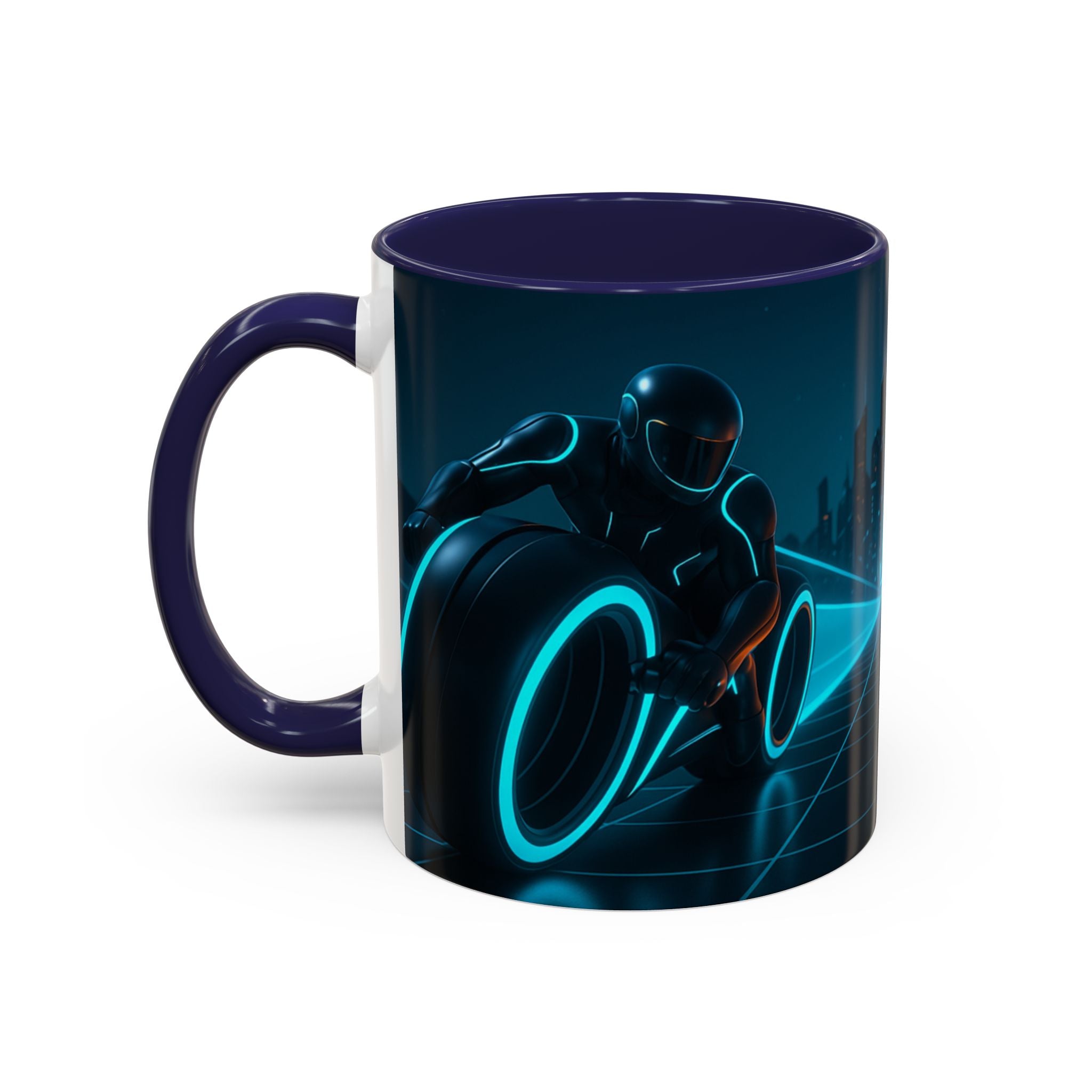 Tron Ceramic Mug. Tron Coffee Cup