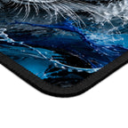 White Tiger Splash Mouse Pad