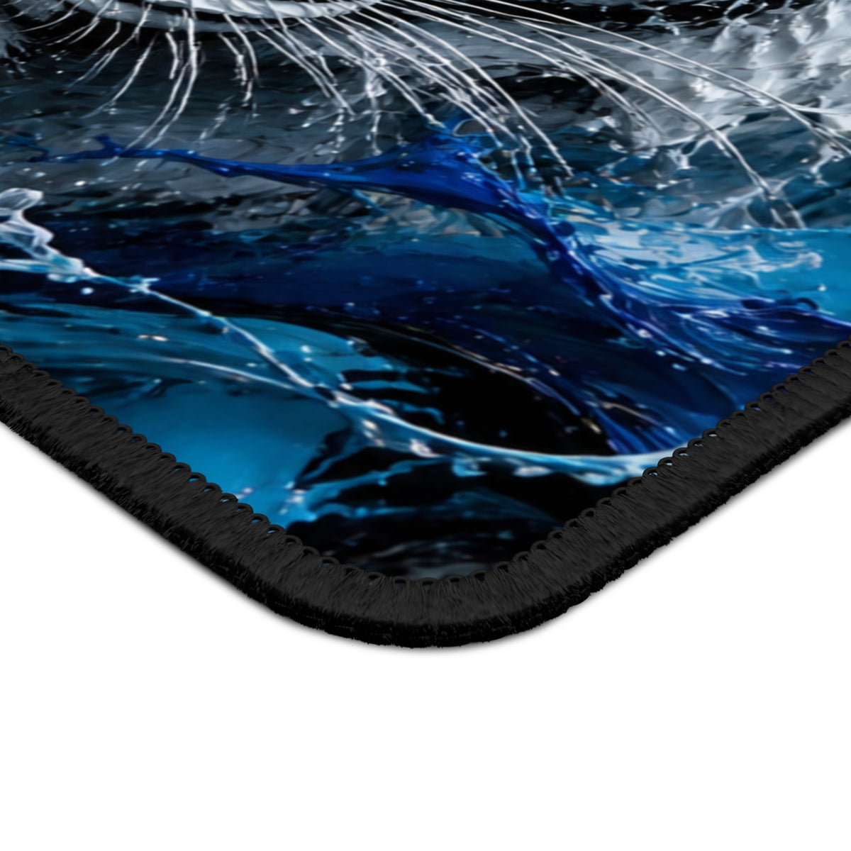 White Tiger Splash Mouse Pad