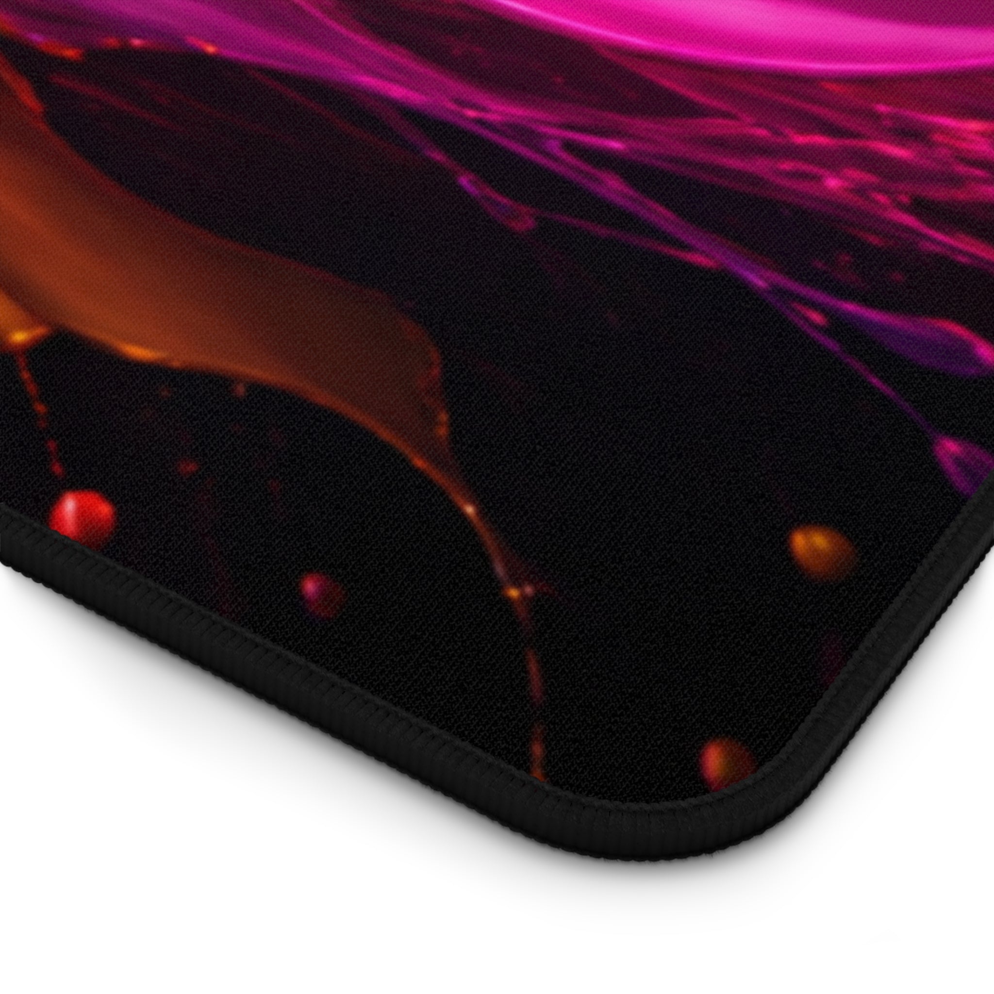 Abstract Color Splash Desk Mat — Vibrant Gaming & Office Mouse Pad
