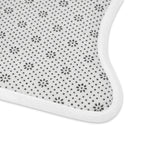 Colorful Dog & Cat Pet Feeding Mat — Non-Slip Waterproof Placemat with Heart and Paw Prints