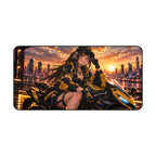 Anime Girl Gaming Desk Mat & Mouse Pad