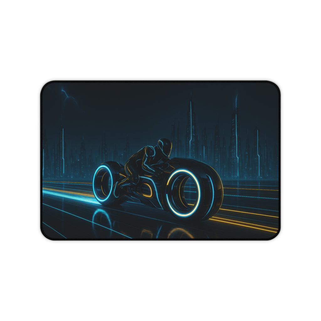 Tron Gaming Desk Pad - Tron Gaming Desk Mat - Tron Gaming Mouse Pad - Tron Legacy Style
