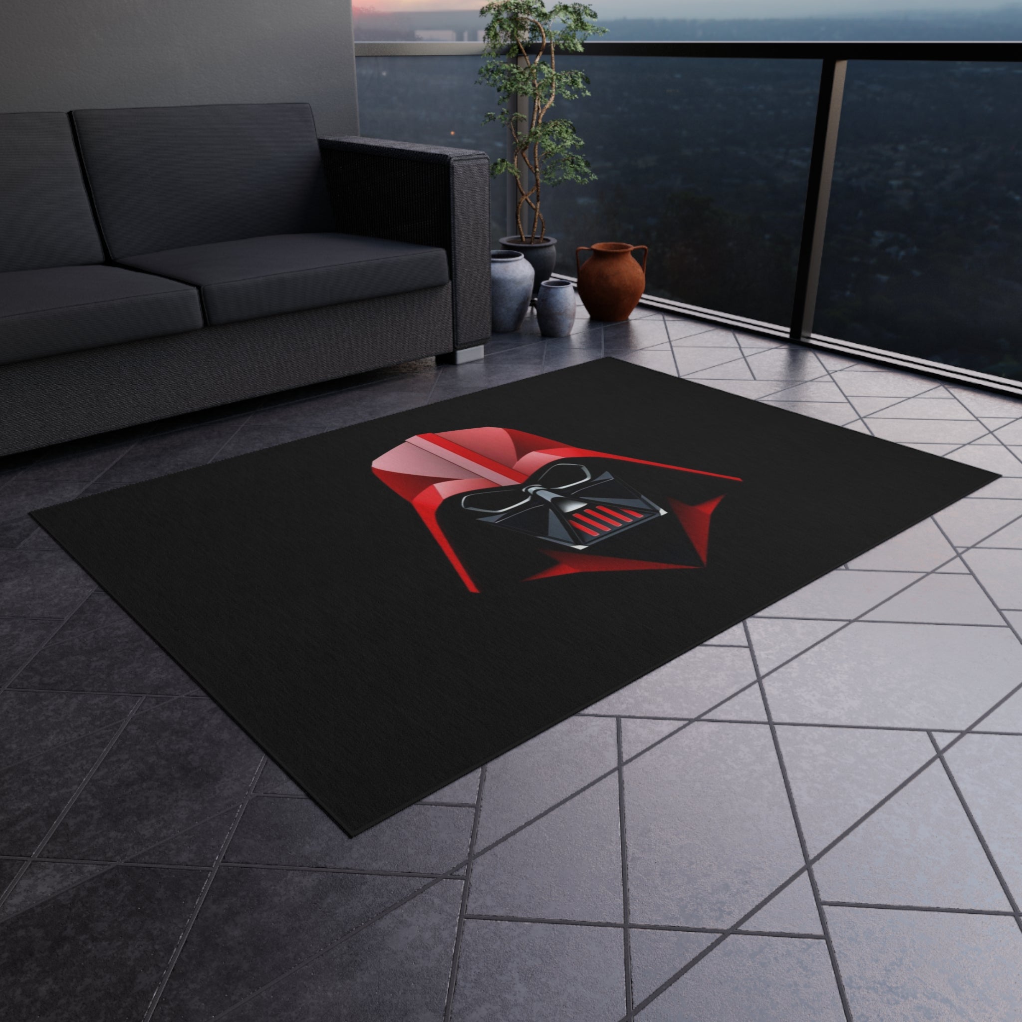 Darth Vader Rug, Star Wars Carpet for Gamers & Sci-Fi Fans