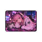 Anime Waifu Large Desk Mat & Gaming Mouse Pad