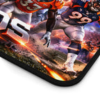 Denver Broncos Gaming Desk Mat — NFL Broncos Mouse Pad