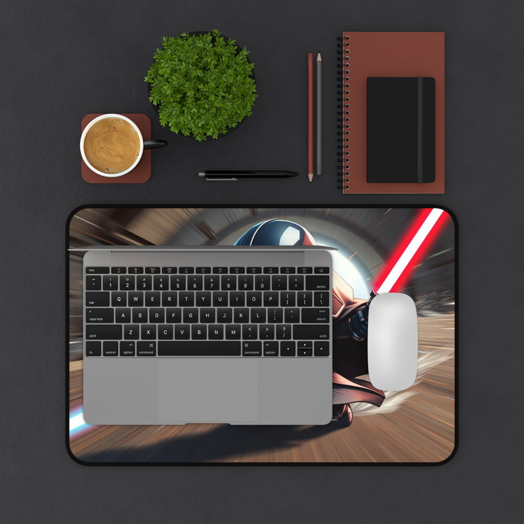 Chibi Gaming Darth Vader Desk Mat, Star Wars Mouse Pad with Non-Slip Base