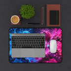 Energy Clash in Liquid Combat Mouse Pad — Fortnite-style Warriors