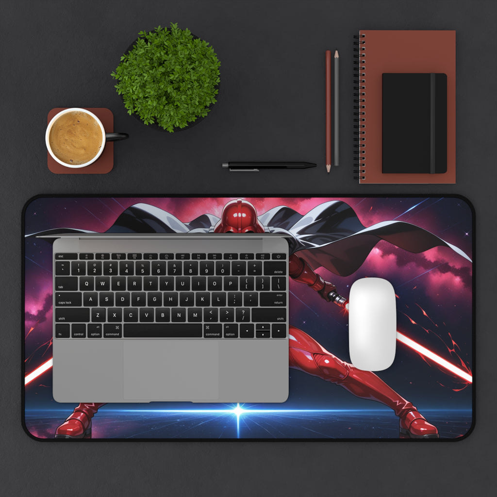 Darth Vader Anime Desk Mat, Star Wars Gaming Mouse Pad with Non-Slip Base