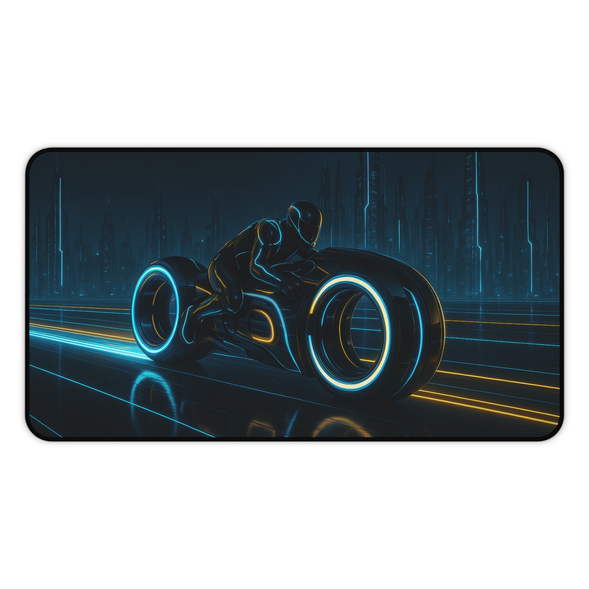 Tron Gaming Desk Pad - Tron Gaming Desk Mat - Tron Gaming Mouse Pad - Tron Legacy Style