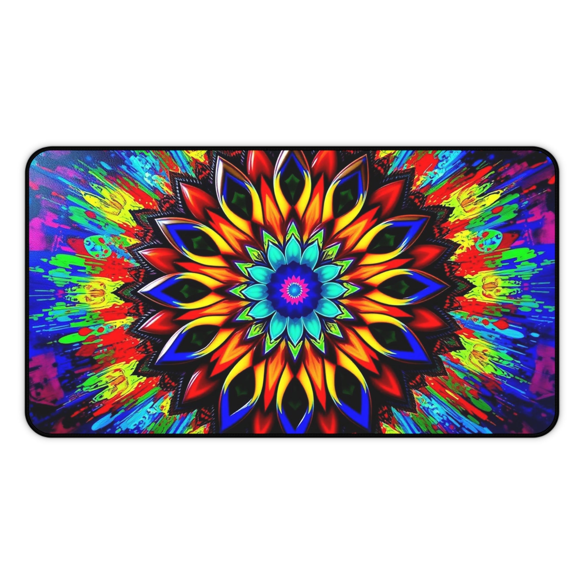 Cute Mandala Desk Mat, Premium Mouse Pad with Vibrant Colors