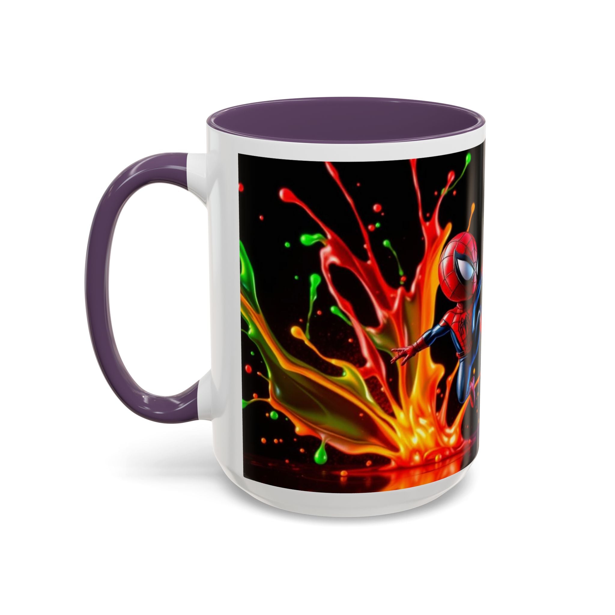Spiderman vs Venom Mug, Colorful Ceramic Cup