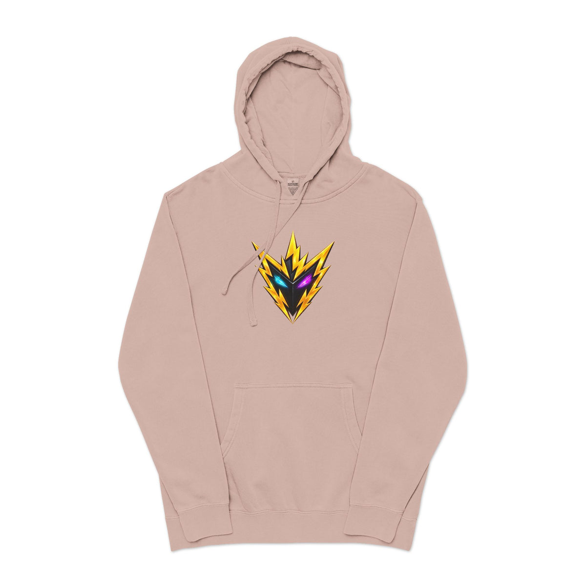 Rebel74 Graphic Hoodie - Pigment-Dyed Streetwear