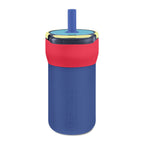 Kids 12oz Leakproof Straw Tumbler — Engraved "LOVE" Design (Spill‑Proof, BPA‑Free)