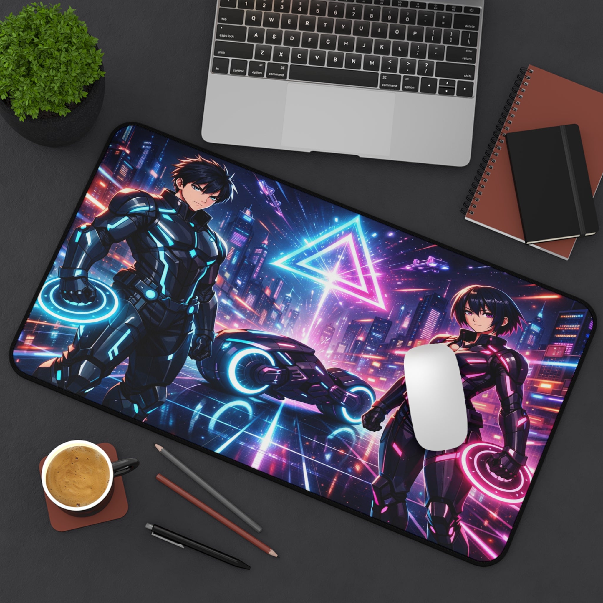 Tron Anime Desk Mat - Tron Gaming Mouse Pad