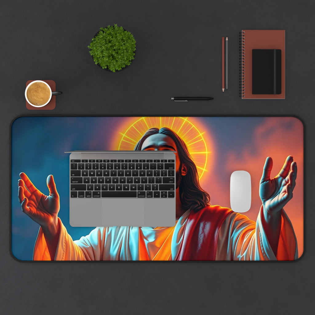Jesus of Nazareth Desk Mat, Premium Desk Pad