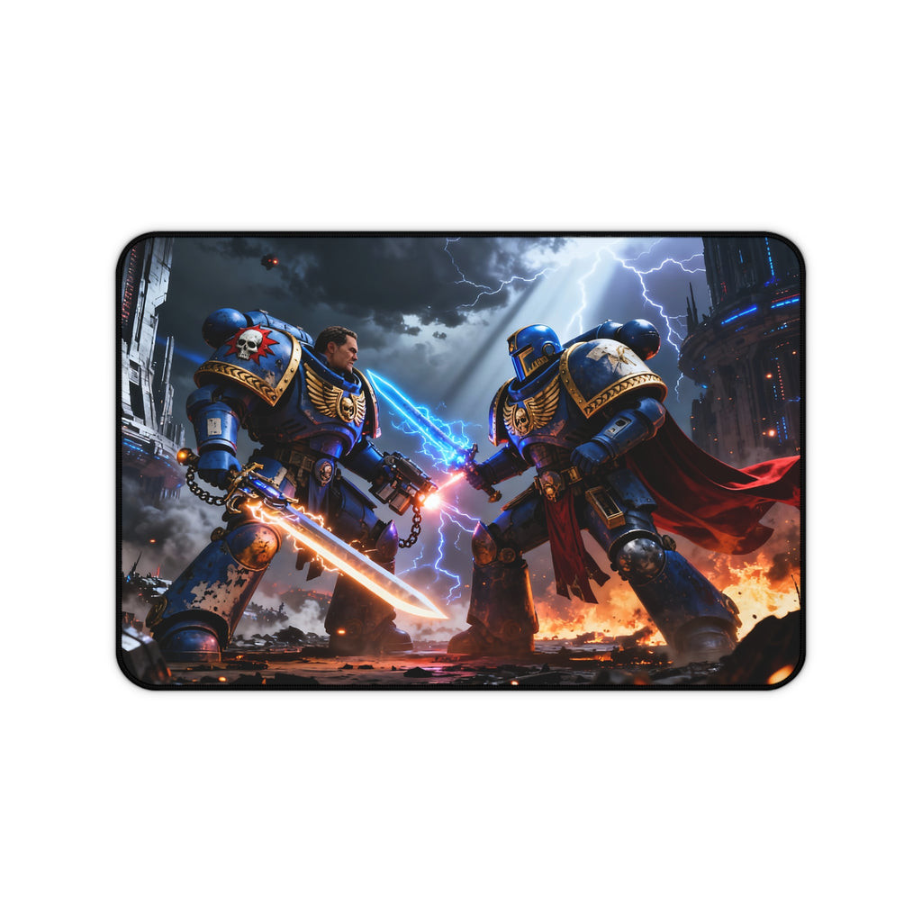 Space Marine Desk Mat, Space Warrior Mouse Pad for Work & Gaming