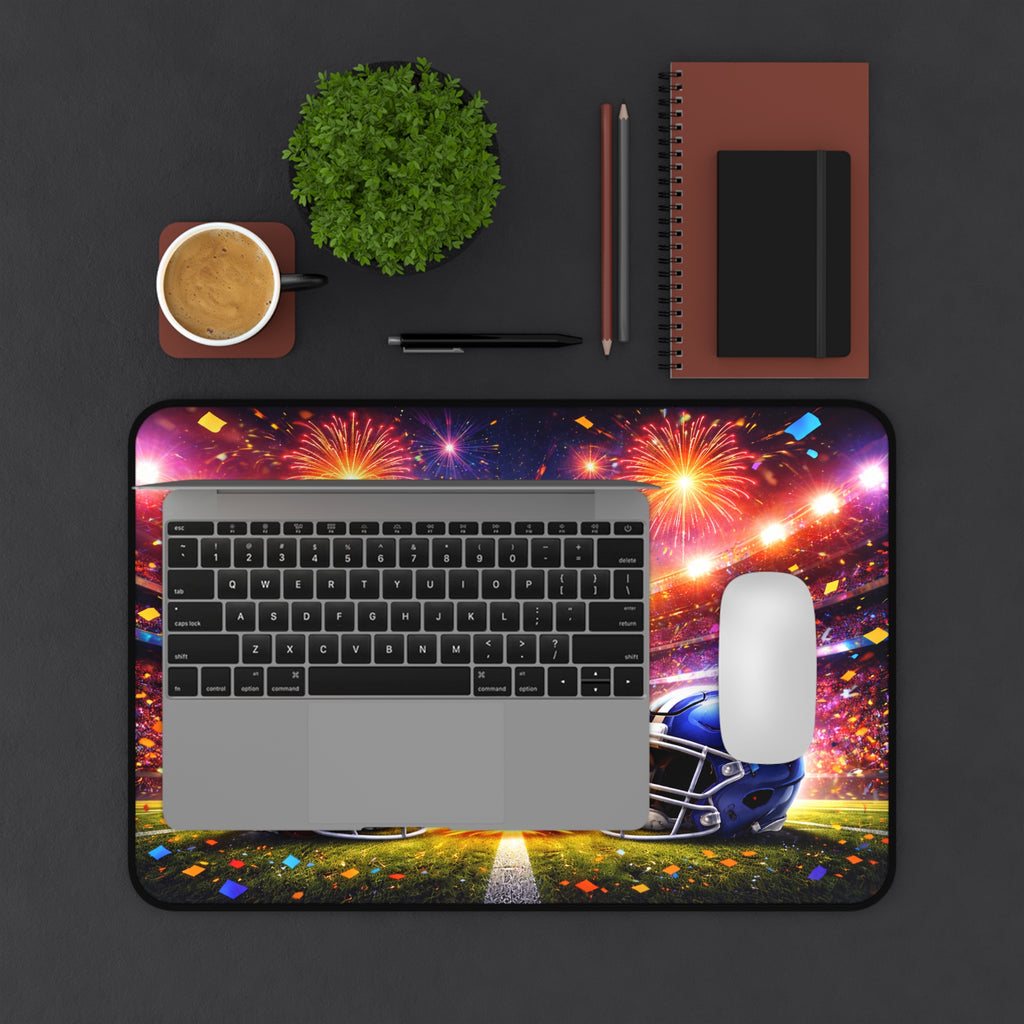 Super Bowl NFL Desk Mat Gaming Mouse Pad, Non-Slip Neoprene Desk Pad Gift