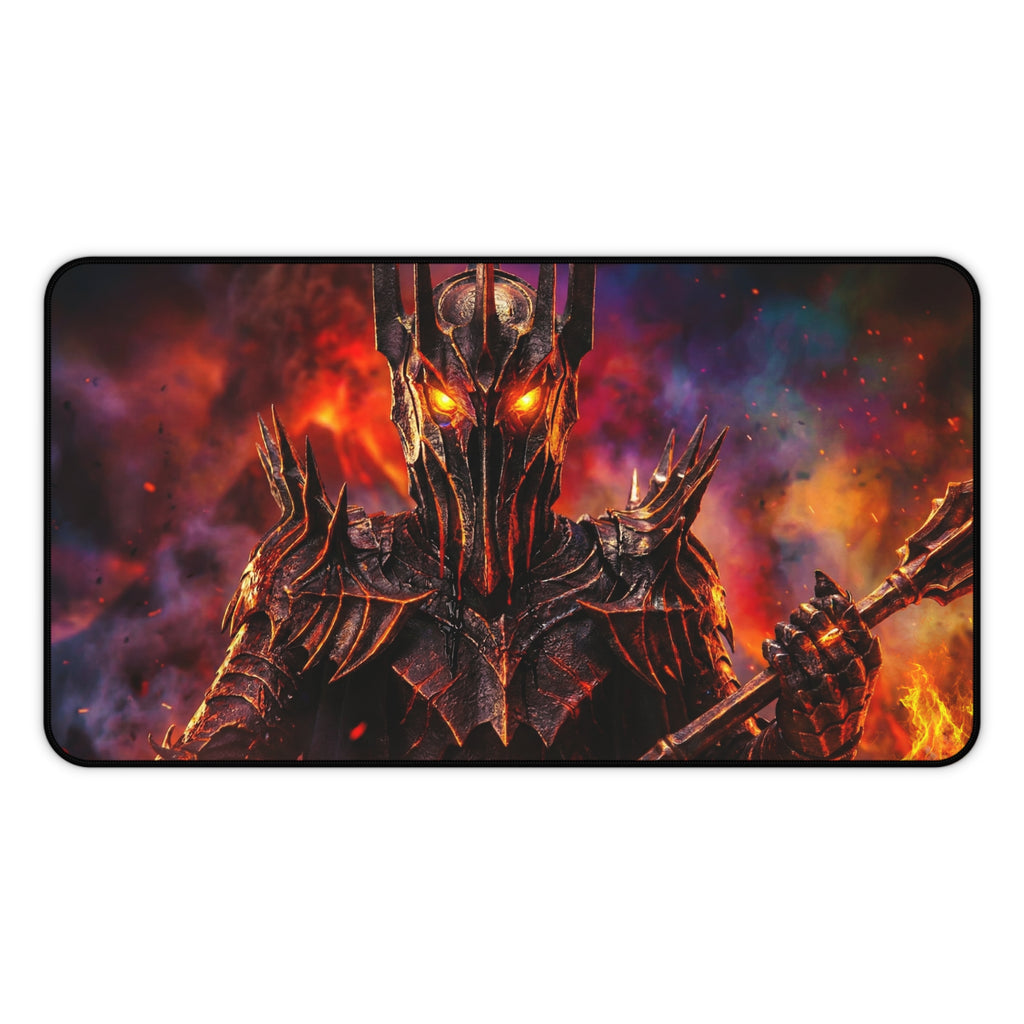 Sauron Desk Mat, Premium LOTR Mouse Pad with Non-Slip Base, Vibrant Colors & Durable Hemmed Edges