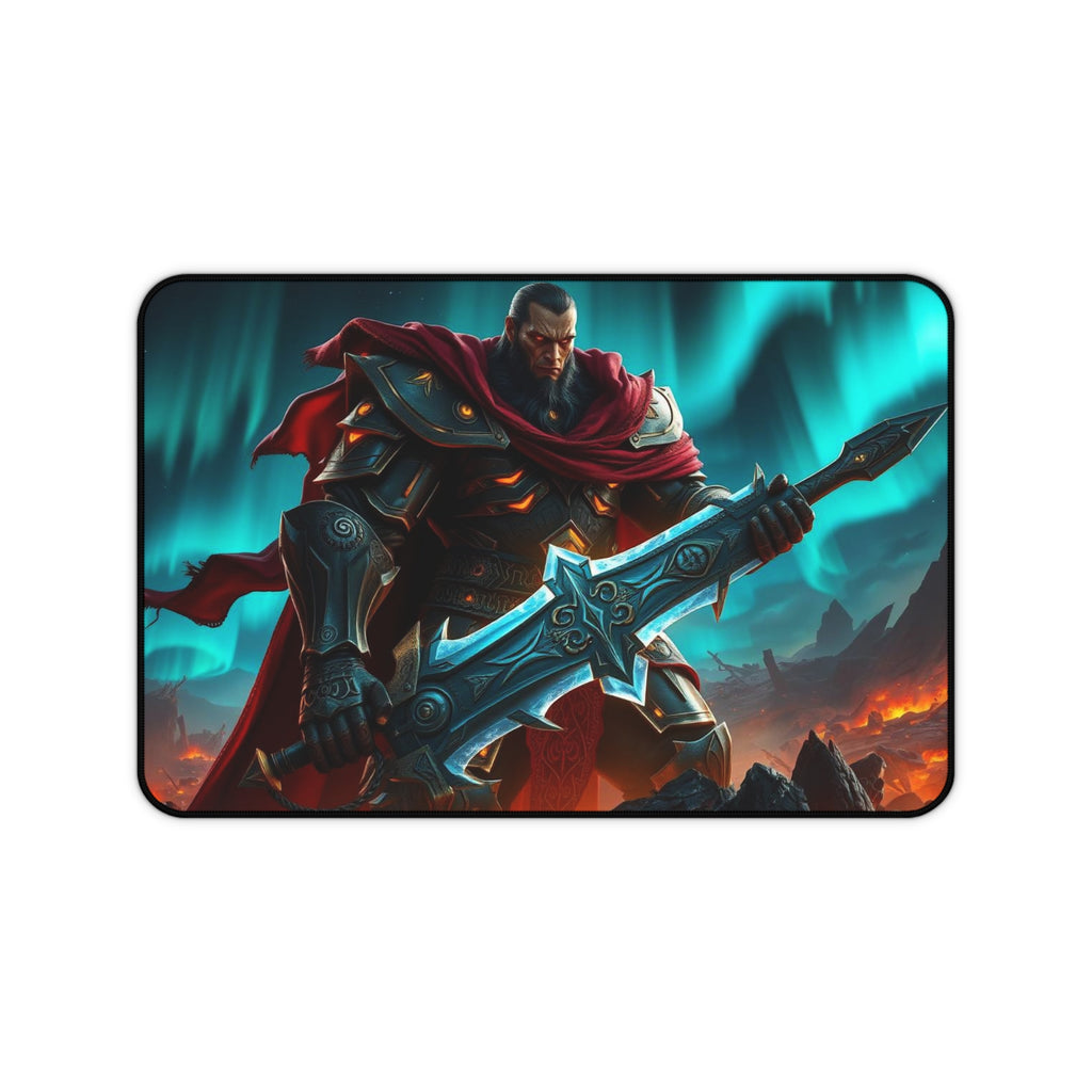 Warrior Desk Mat, Unique Gaming Mouse Pad