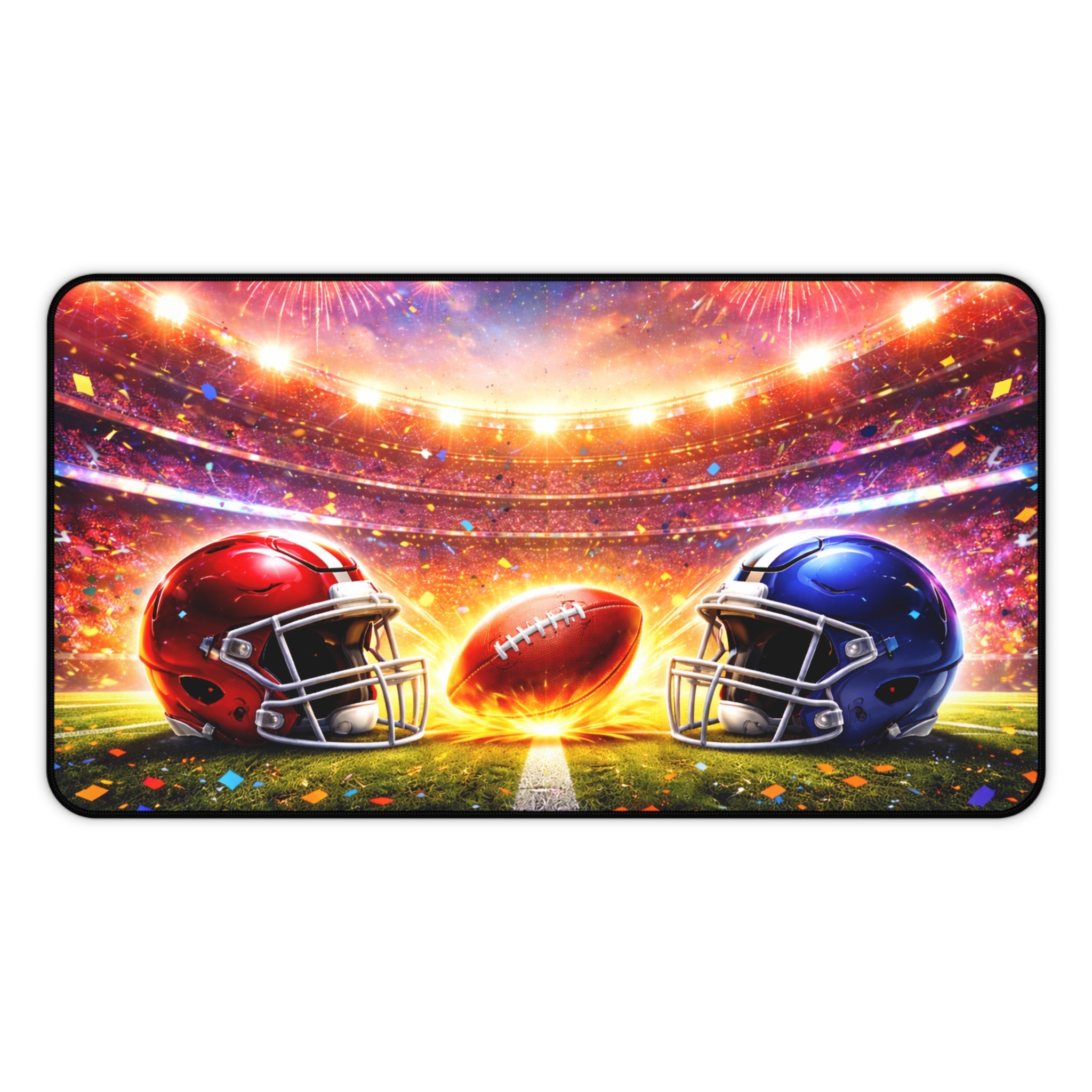 Super Bowl NFL Desk Mat Gaming Mouse Pad, Non-Slip Neoprene Desk Pad Gift