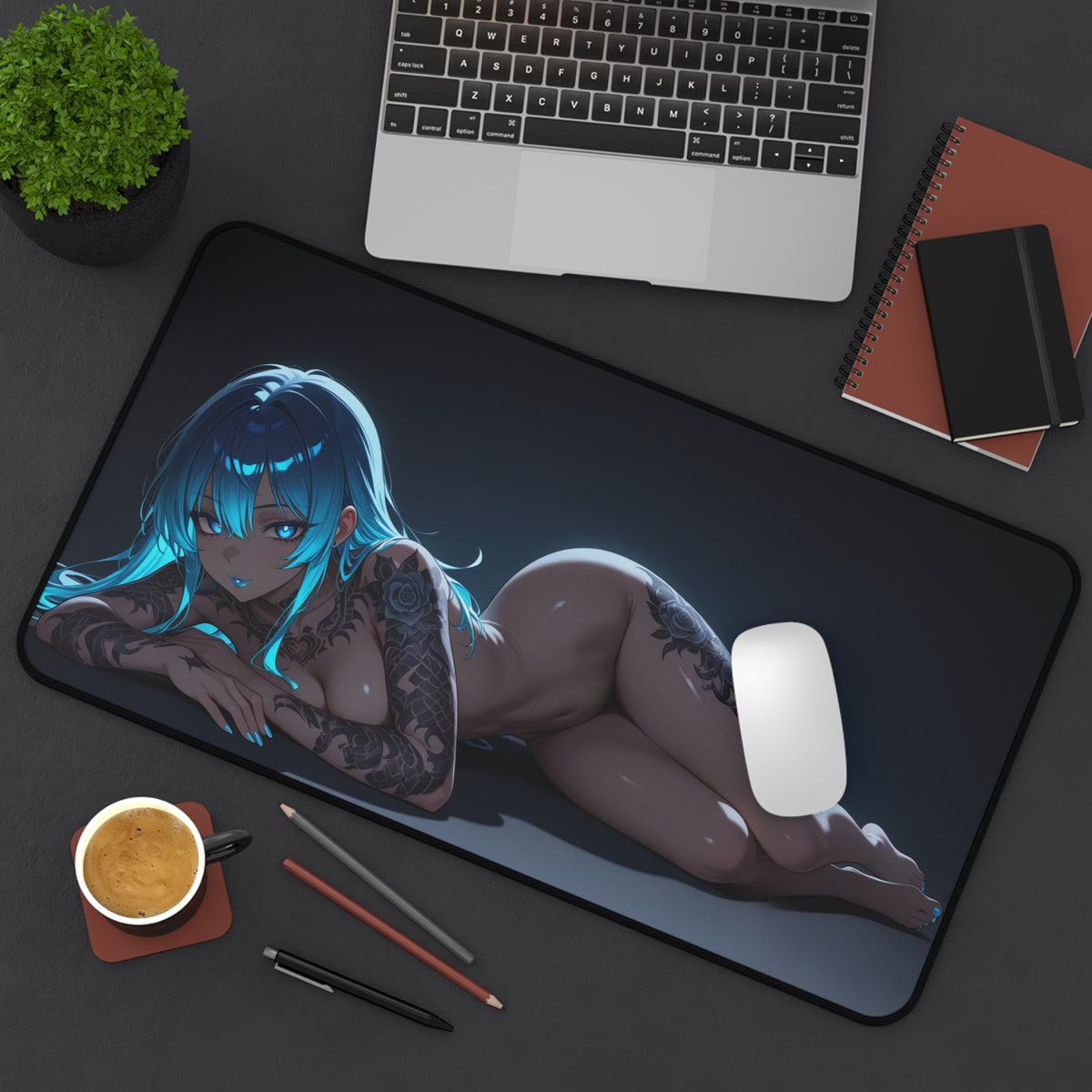 Anime Waifu Desk Mat, Sexy Girl Desk Pad, Play Mat for Gaming Setup