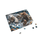 Viking Shieldmaiden & White Tigers - Puzzle (96–1000 pcs)