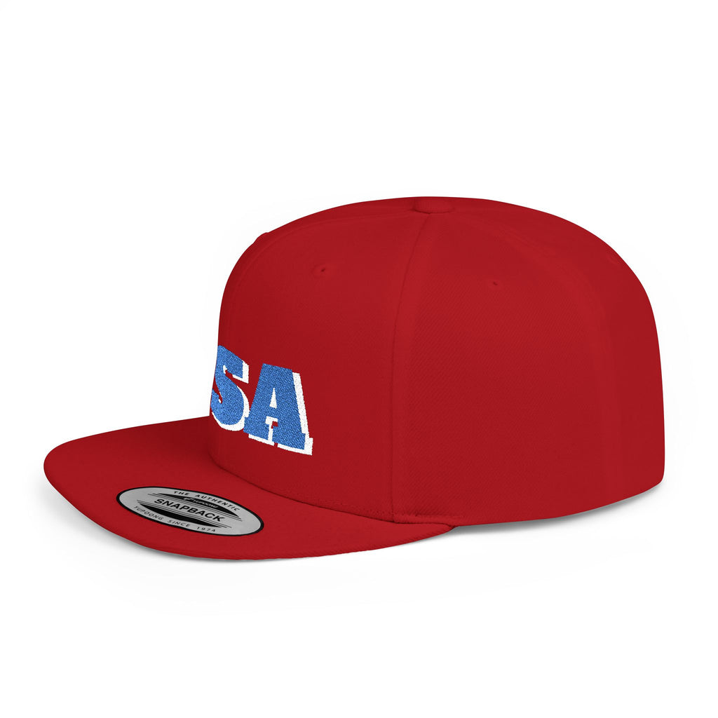 USA Flat Bill Snapback, USA Hat
