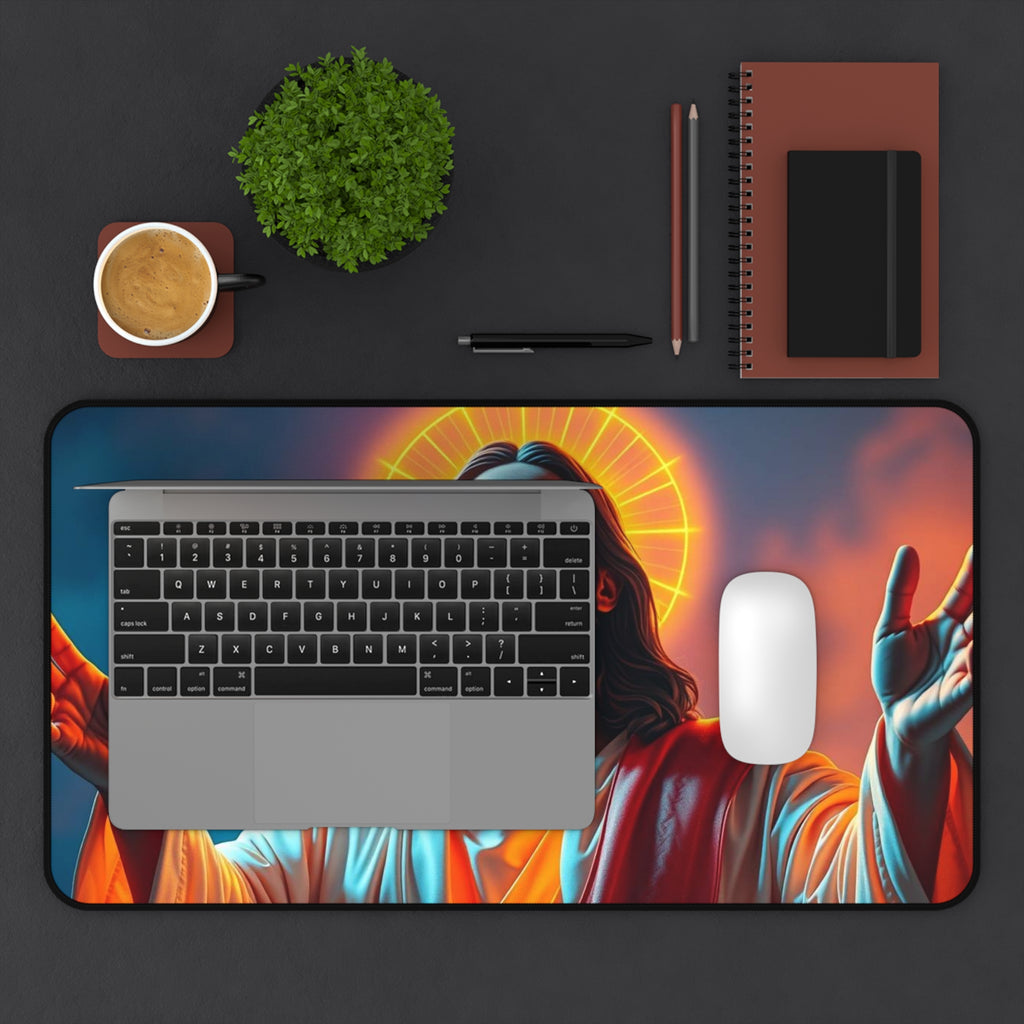 Jesus of Nazareth Desk Mat, Premium Desk Pad