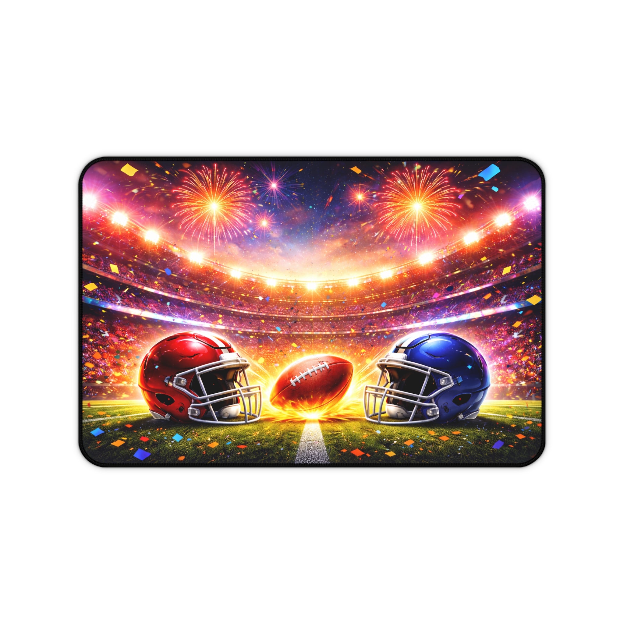 Super Bowl NFL Desk Mat Gaming Mouse Pad, Non-Slip Neoprene Desk Pad Gift