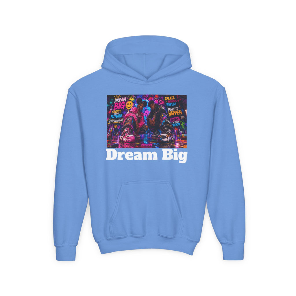 Dream Big Youth Hoodie — Colorful Inspirational Graphic Sweatshirt