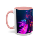 Dreamcatchers Ceramic Mug, Colorful Interior, Microwave and Dishwasher Safe