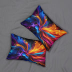 Abstract Color Burst Lumbar Pillow