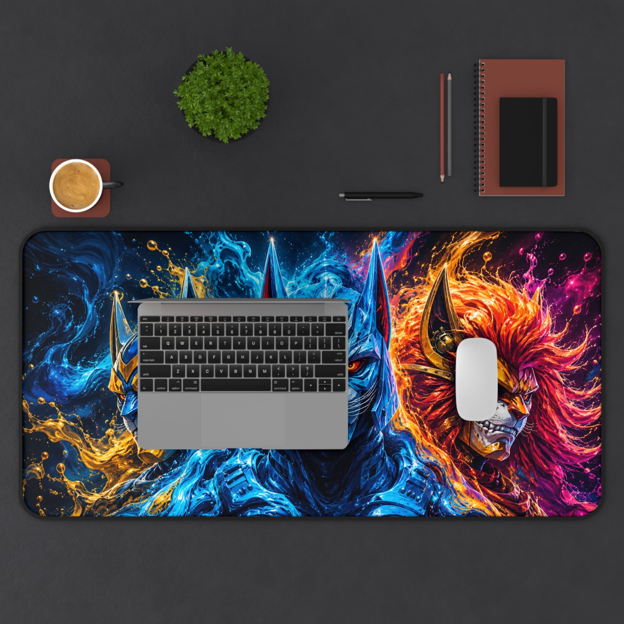 Galactic Cats Gaming Desk Mat