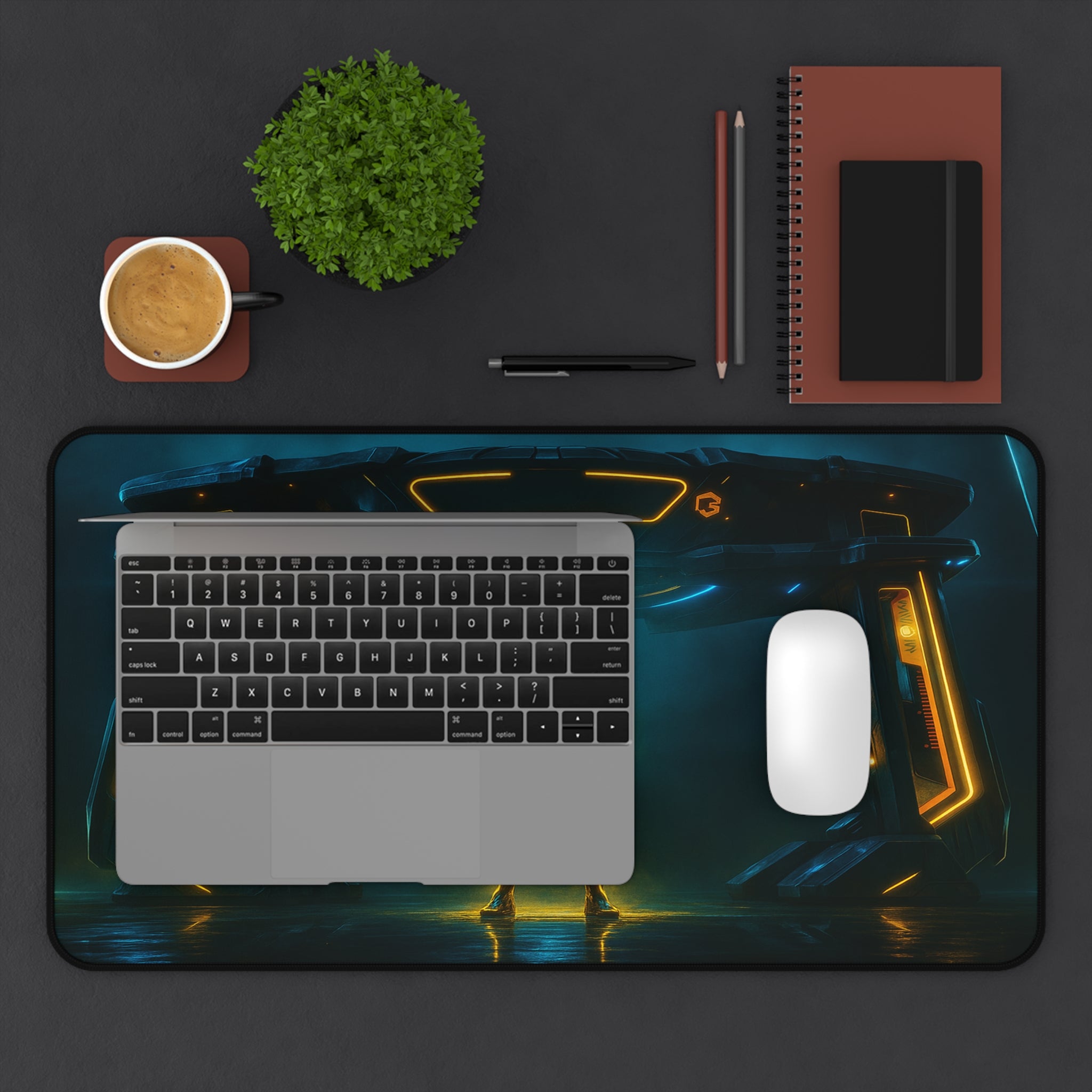 Tron Desk Mat - Tron Legacy Style - Gaming Mouse Pad