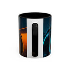 Tron Ceramic Mug. Tron Coffee Cup