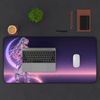 Anime Girl Desk Mat – Lavender Moon