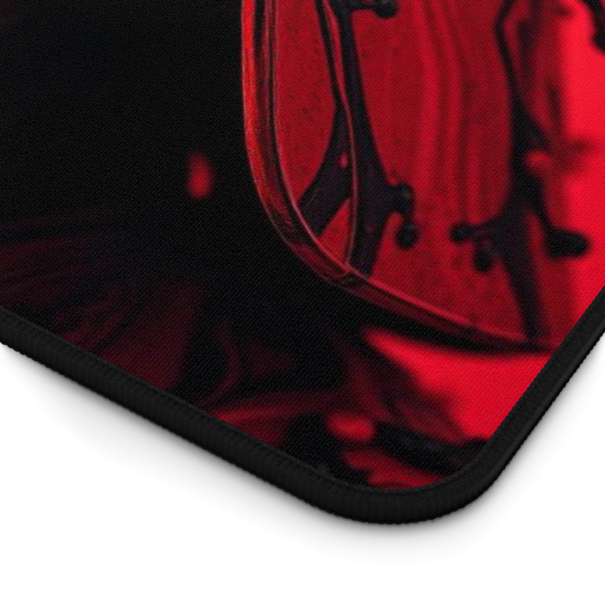 Red Darth Vader Helmet Mouse Pad — Dark Sith Gaming Desk Mat