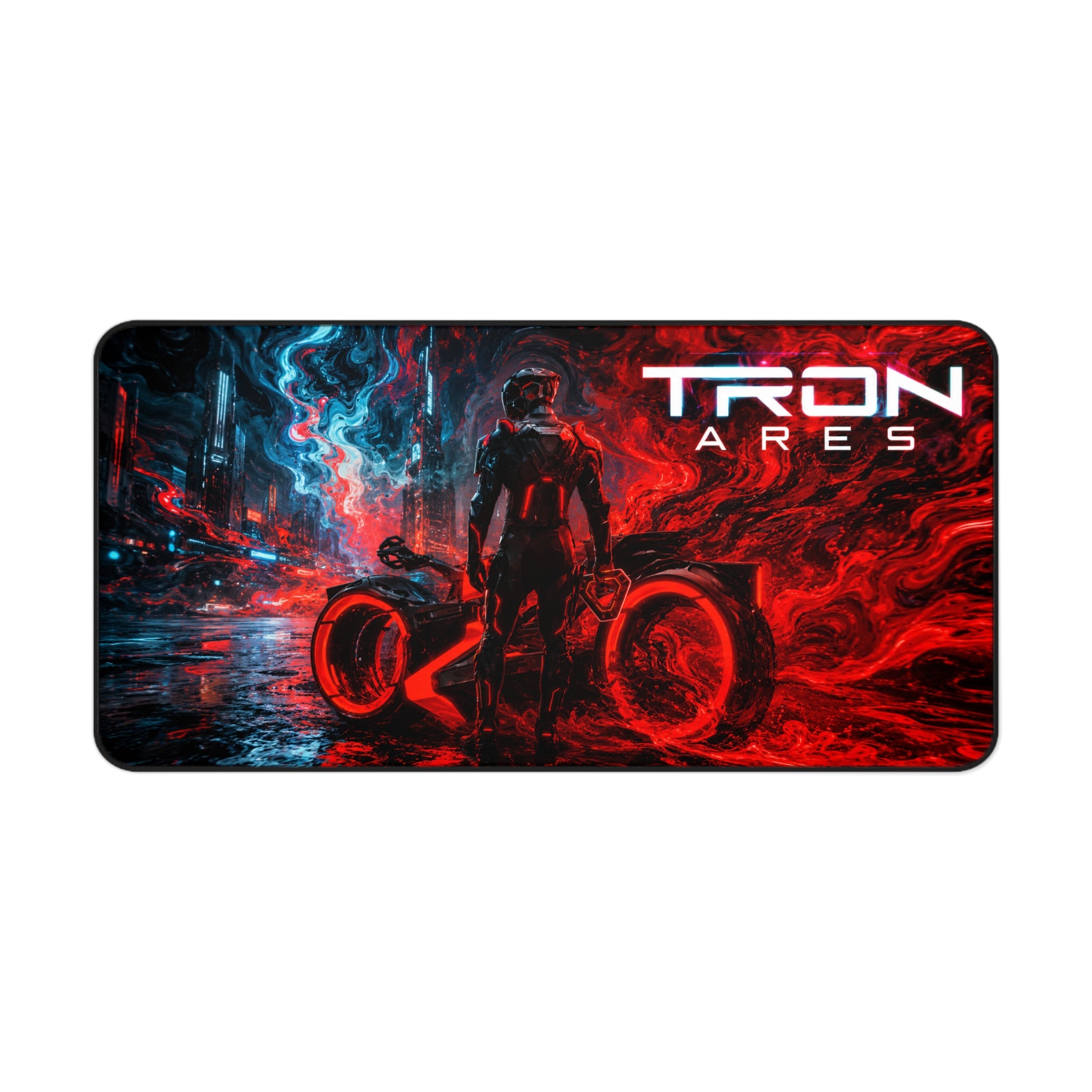 Tron Racer Desk Mat - Tron Ares-Inspired Mouse Pad