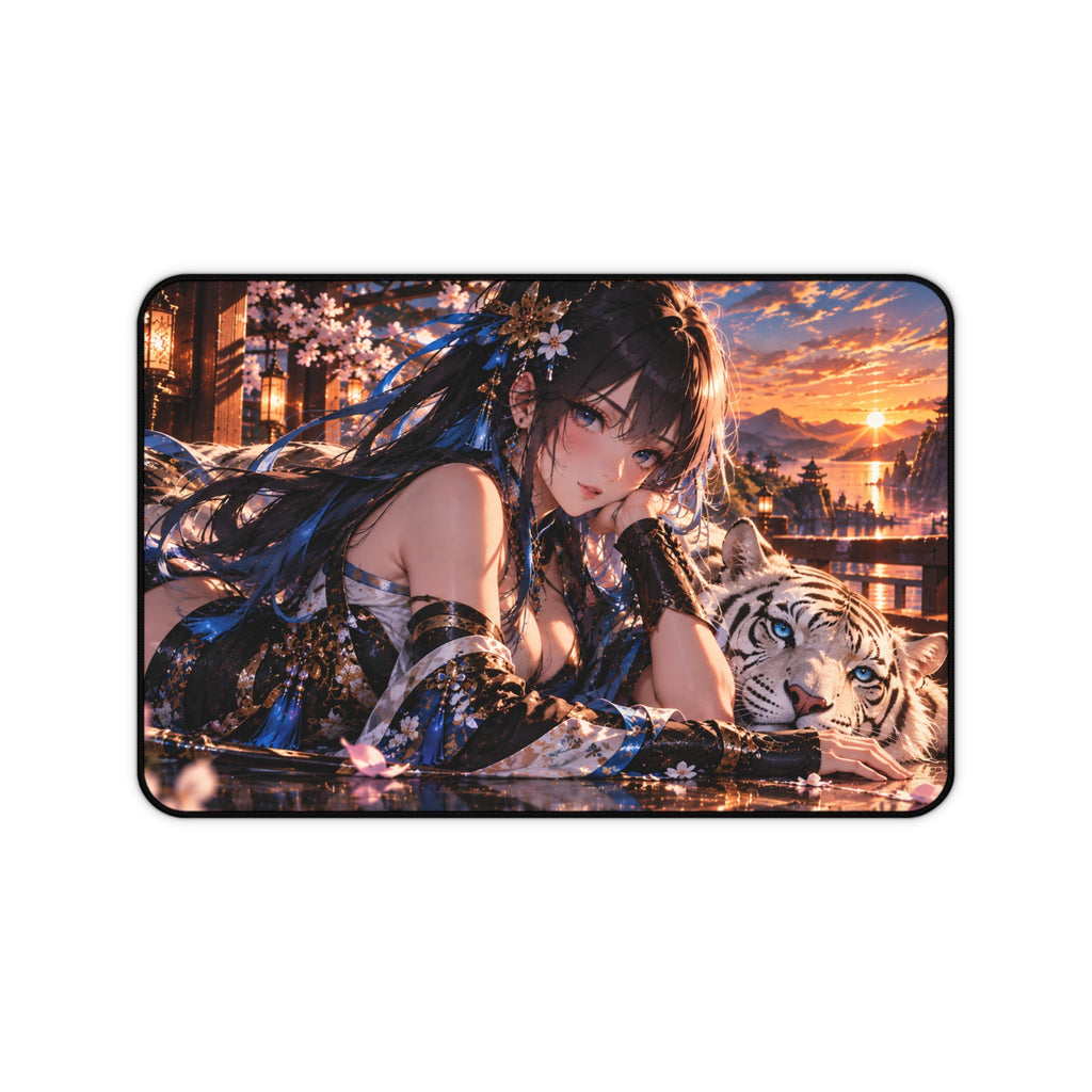 Anime Waifu Character Desk Mat & Gaming Mouse Pad
