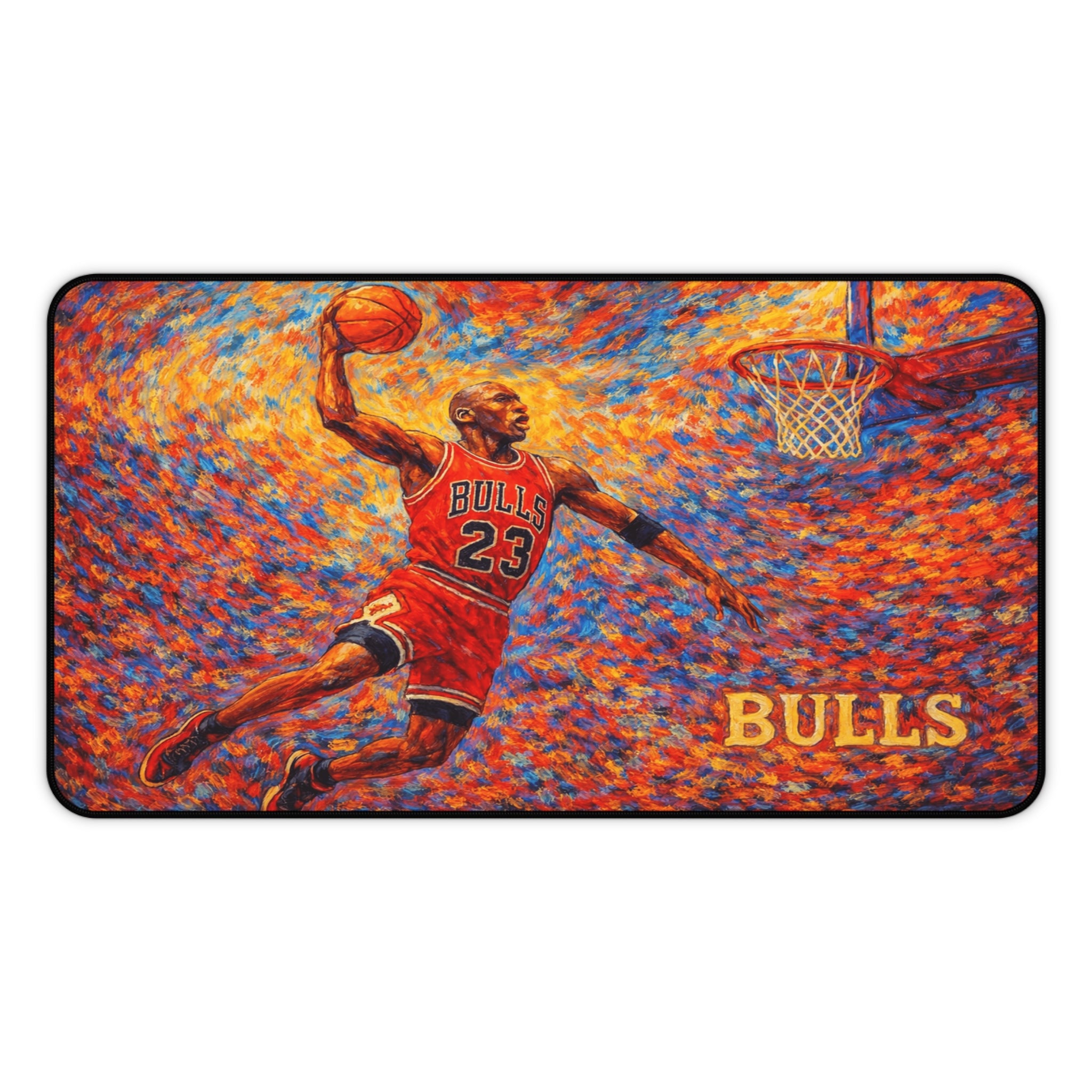 Michael Jordan Desk Mat, Colorful Non-Slip Mouse Pad for Office & Gaming